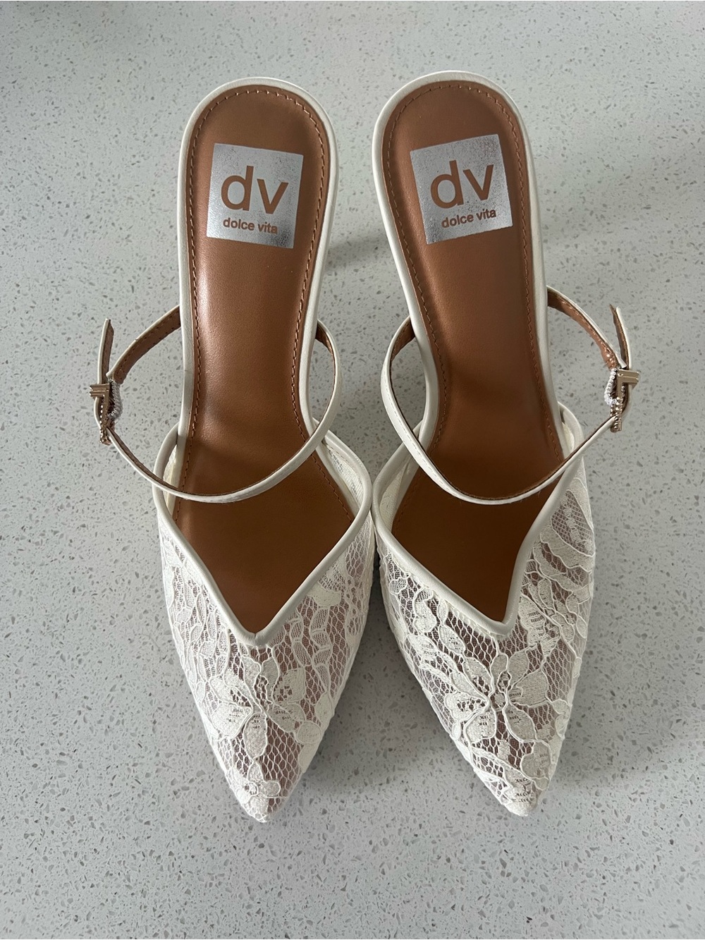 Dolce Vita Lace Pointed-Toe Heels